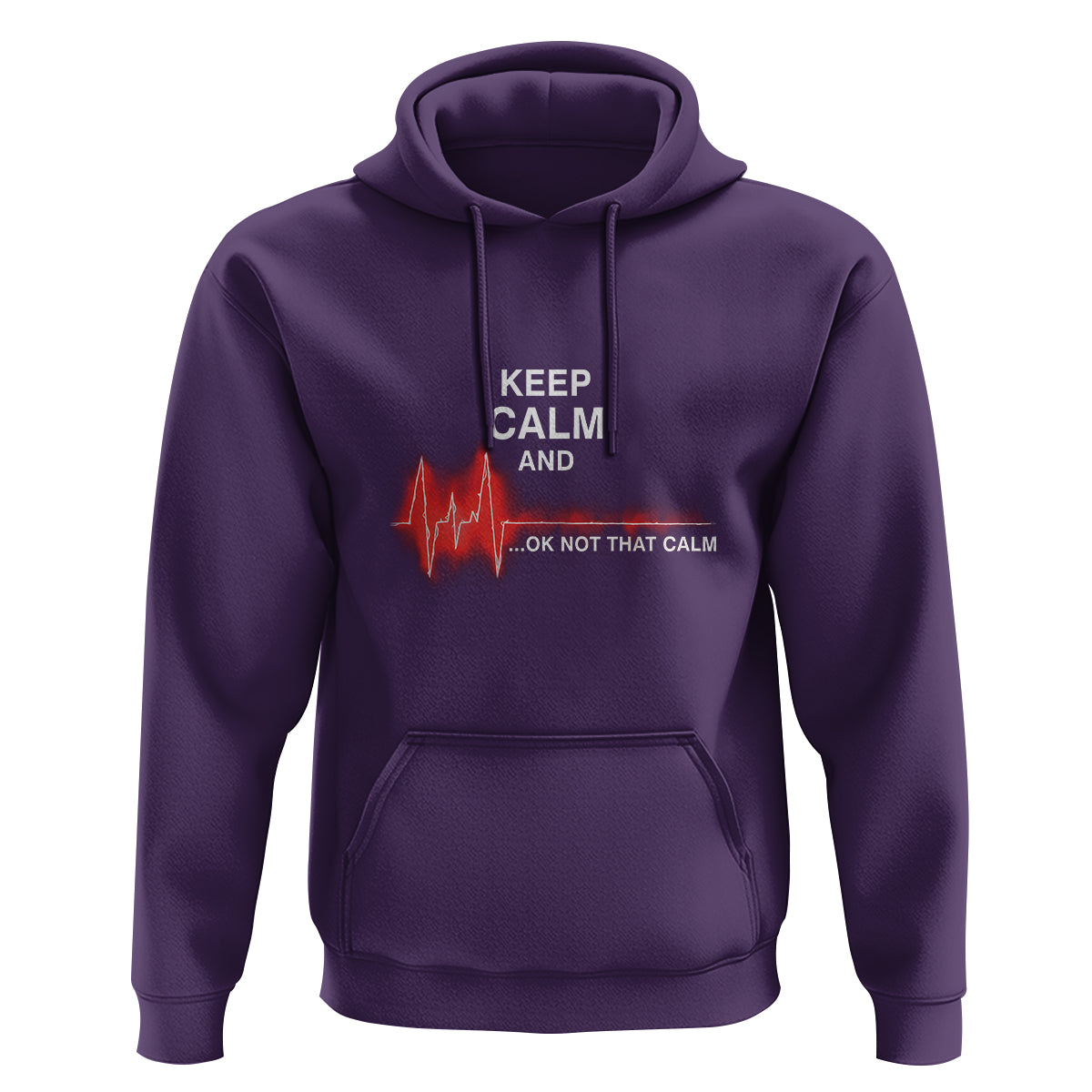 Funny Nurse Hoodie Keep Calm And... Ok Not That Calm - Wonder Print Shop