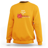 Funny Nurse Sweatshirt Keep Calm And... Ok Not That Calm - Wonder Print Shop