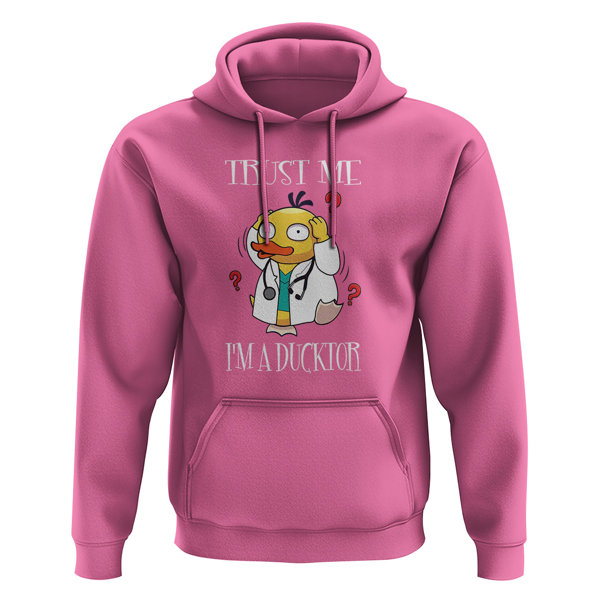 Funny Duck Doctor Hoodie Trust Me I'm A Ducktor - Wonder Print Shop