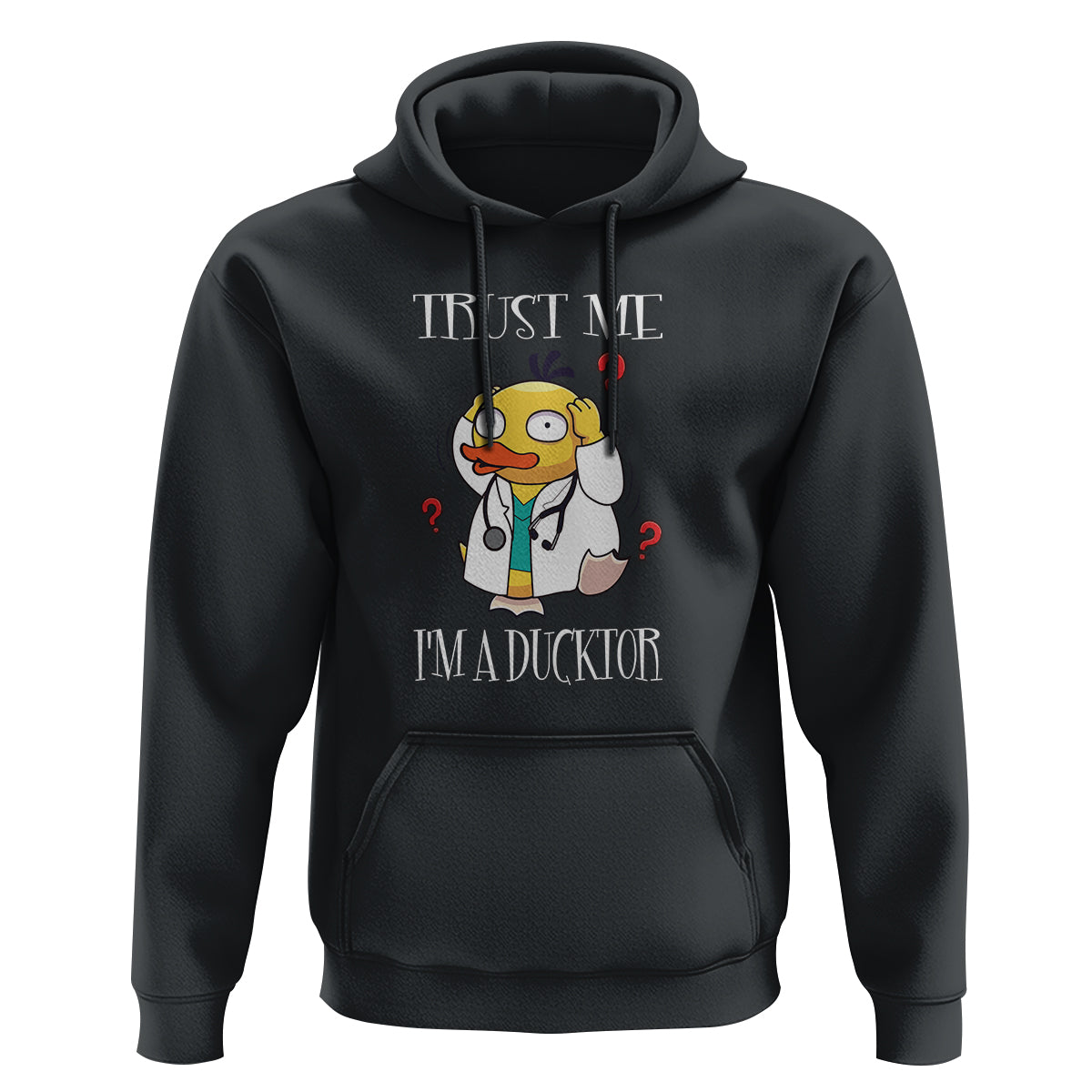 Funny Duck Doctor Hoodie Trust Me I'm A Ducktor - Wonder Print Shop