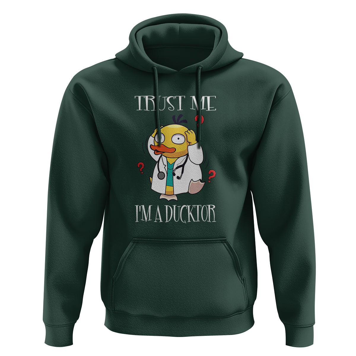 Funny Duck Doctor Hoodie Trust Me I'm A Ducktor - Wonder Print Shop