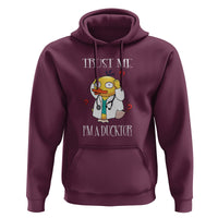 Funny Duck Doctor Hoodie Trust Me I'm A Ducktor - Wonder Print Shop