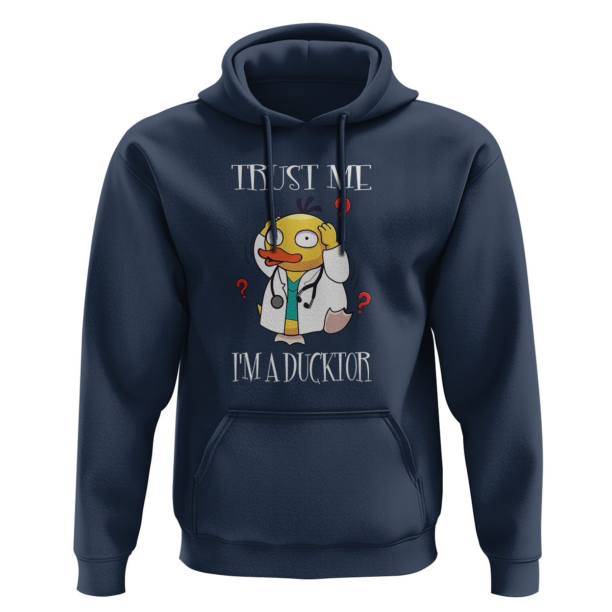 Funny Duck Doctor Hoodie Trust Me I'm A Ducktor - Wonder Print Shop