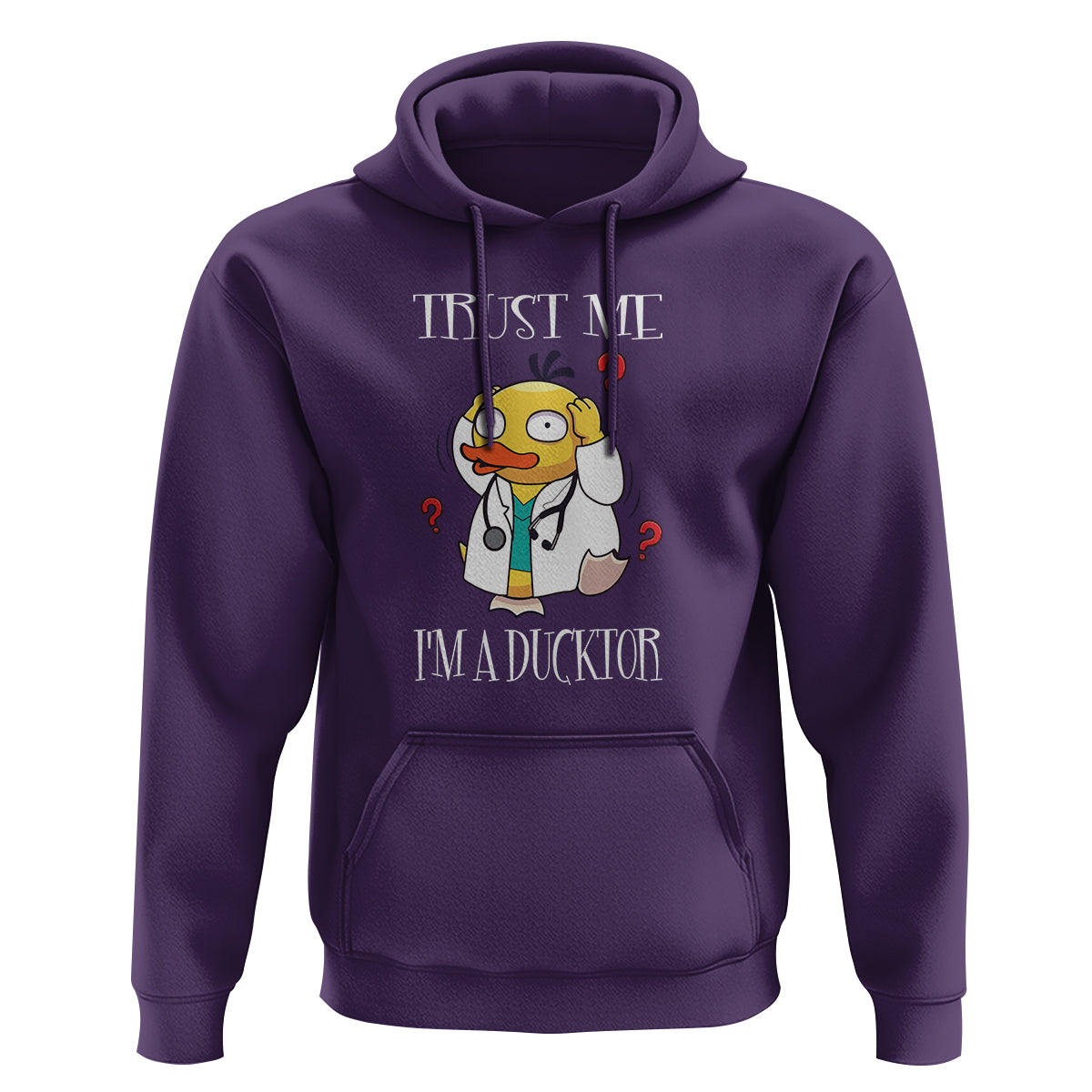 Funny Duck Doctor Hoodie Trust Me I'm A Ducktor - Wonder Print Shop