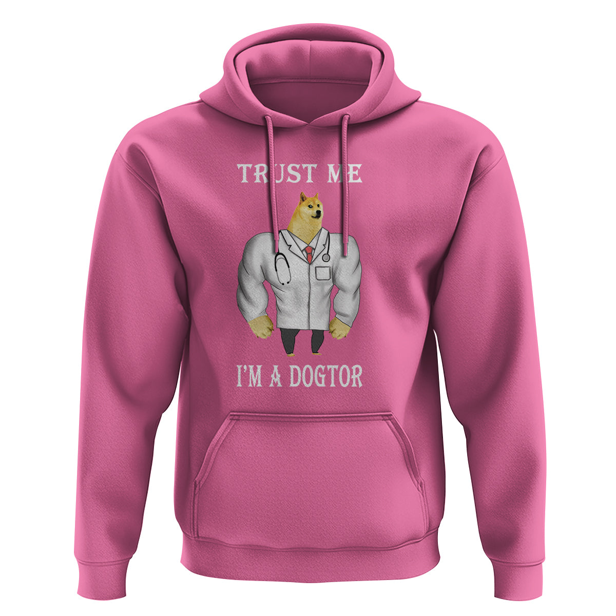 Funny Dog Hoodie Trust Me I'm A Dogtor Dog Doctor - Wonder Print Shop
