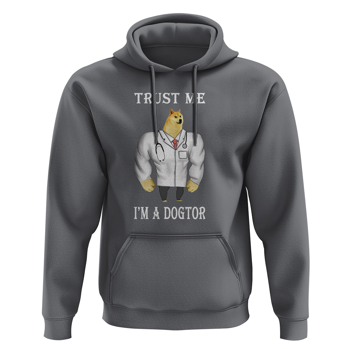 Funny Dog Hoodie Trust Me I'm A Dogtor Dog Doctor - Wonder Print Shop