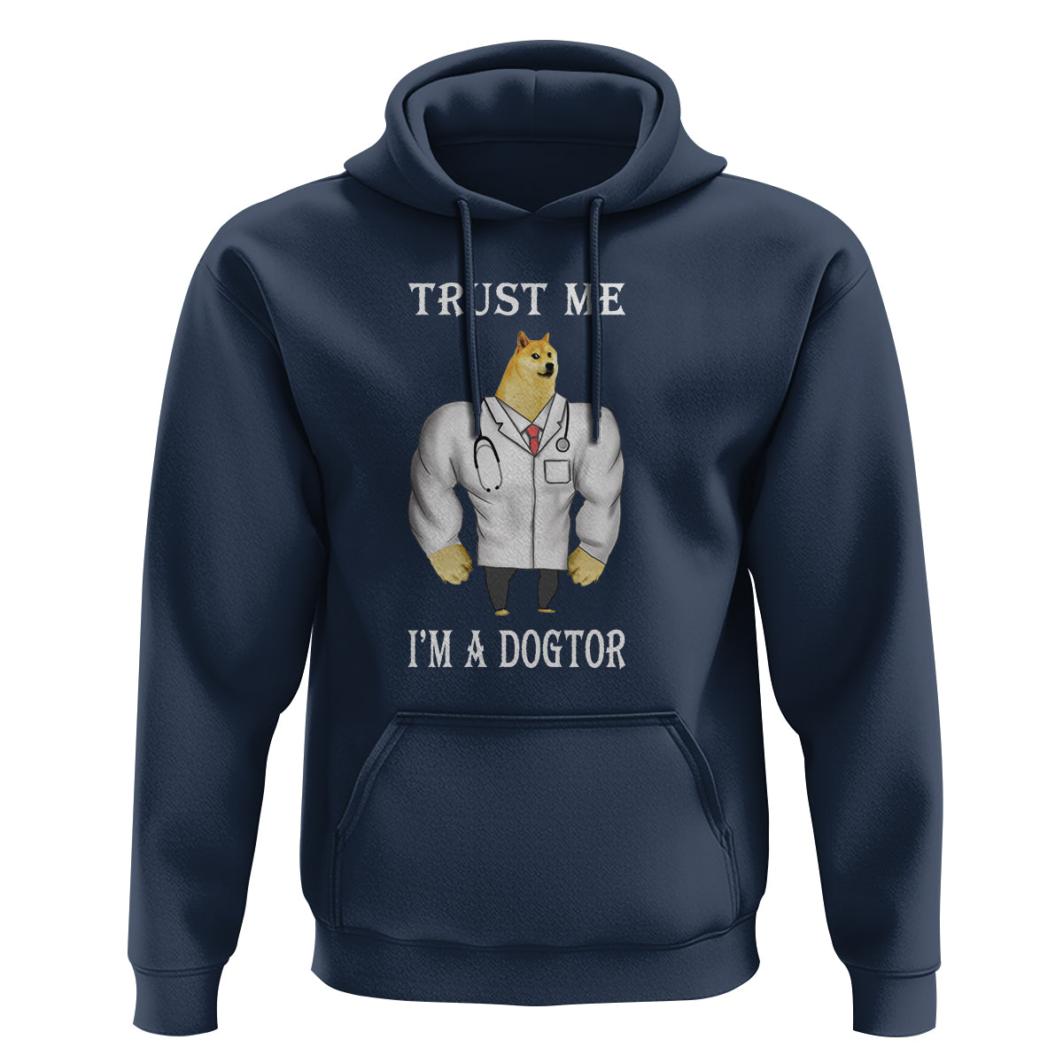 Funny Dog Hoodie Trust Me I'm A Dogtor Dog Doctor - Wonder Print Shop