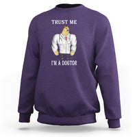 Funny Dog Sweatshirt Trust Me I'm A Dogtor Dog Doctor - Wonder Print Shop
