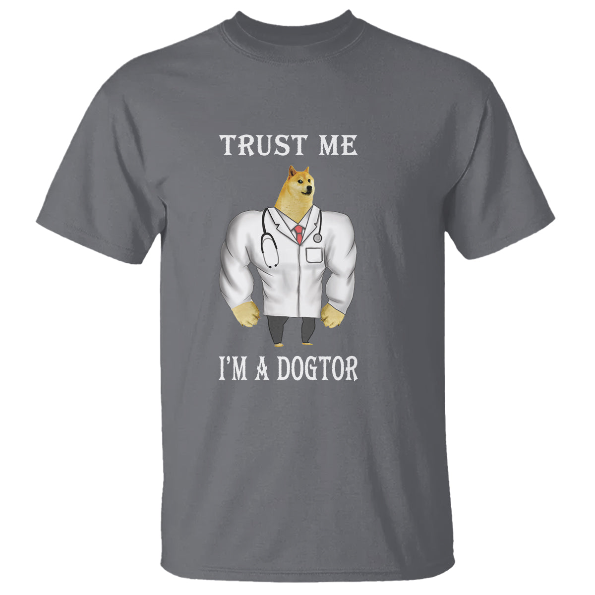 Funny Dog T Shirt Trust Me I'm A Dogtor Dog Doctor - Wonder Print Shop