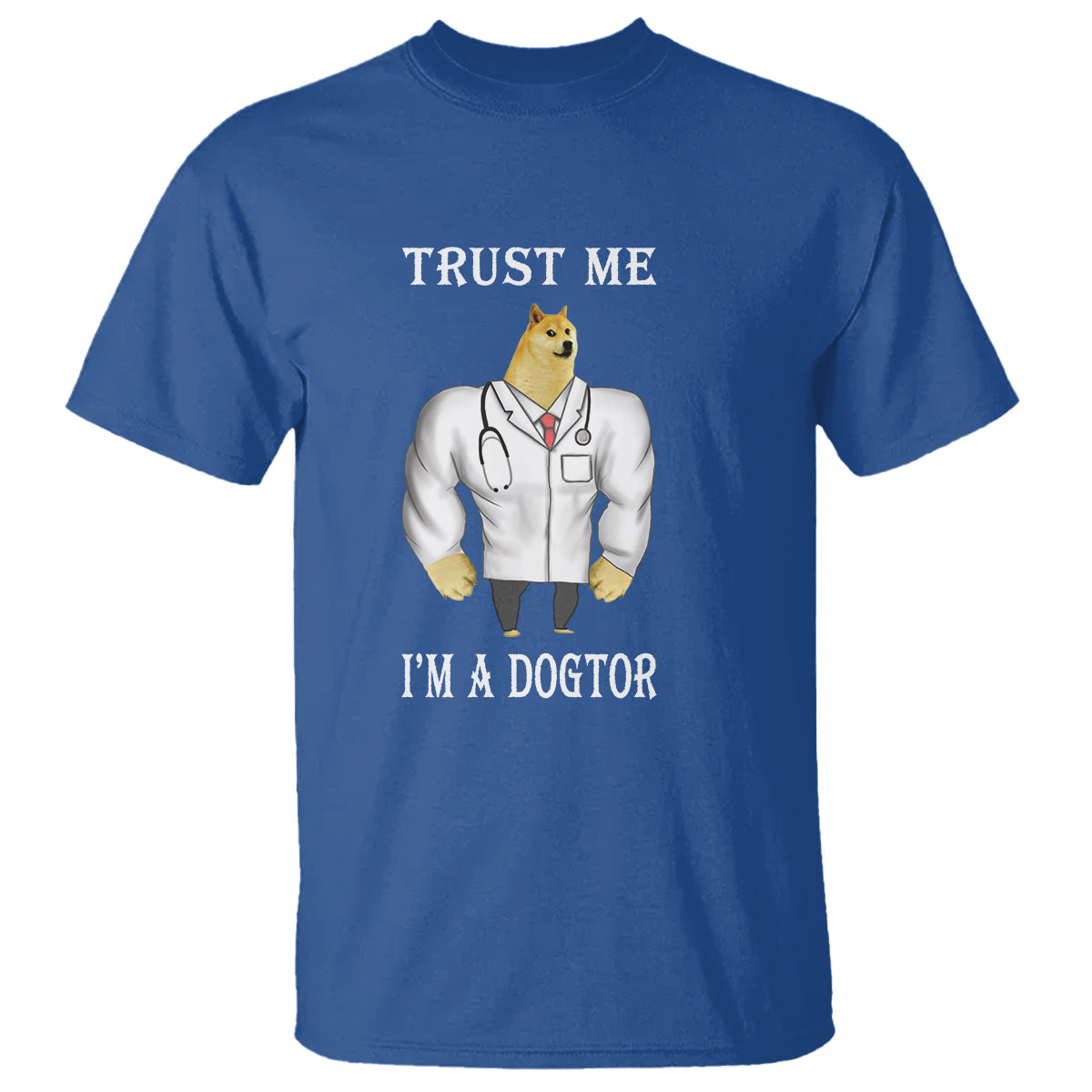 Funny Dog T Shirt Trust Me I'm A Dogtor Dog Doctor - Wonder Print Shop
