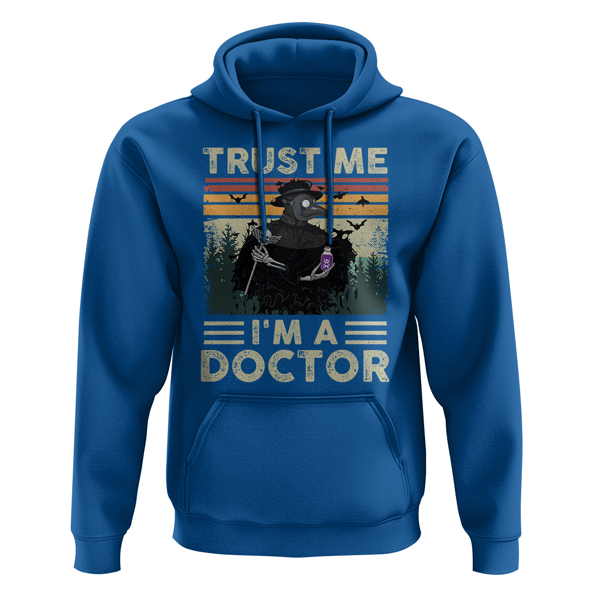 Plague Doctor Hoodie Trust Me I'm A Doctor Face Mask Physician - Wonder Print Shop