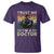 Plague Doctor T Shirt Trust Me I'm A Doctor Face Mask Physician - Wonder Print Shop