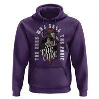 Plague Doctor Hoodie The Ones Who Sell the Panic Sell the Cure - Wonder Print Shop