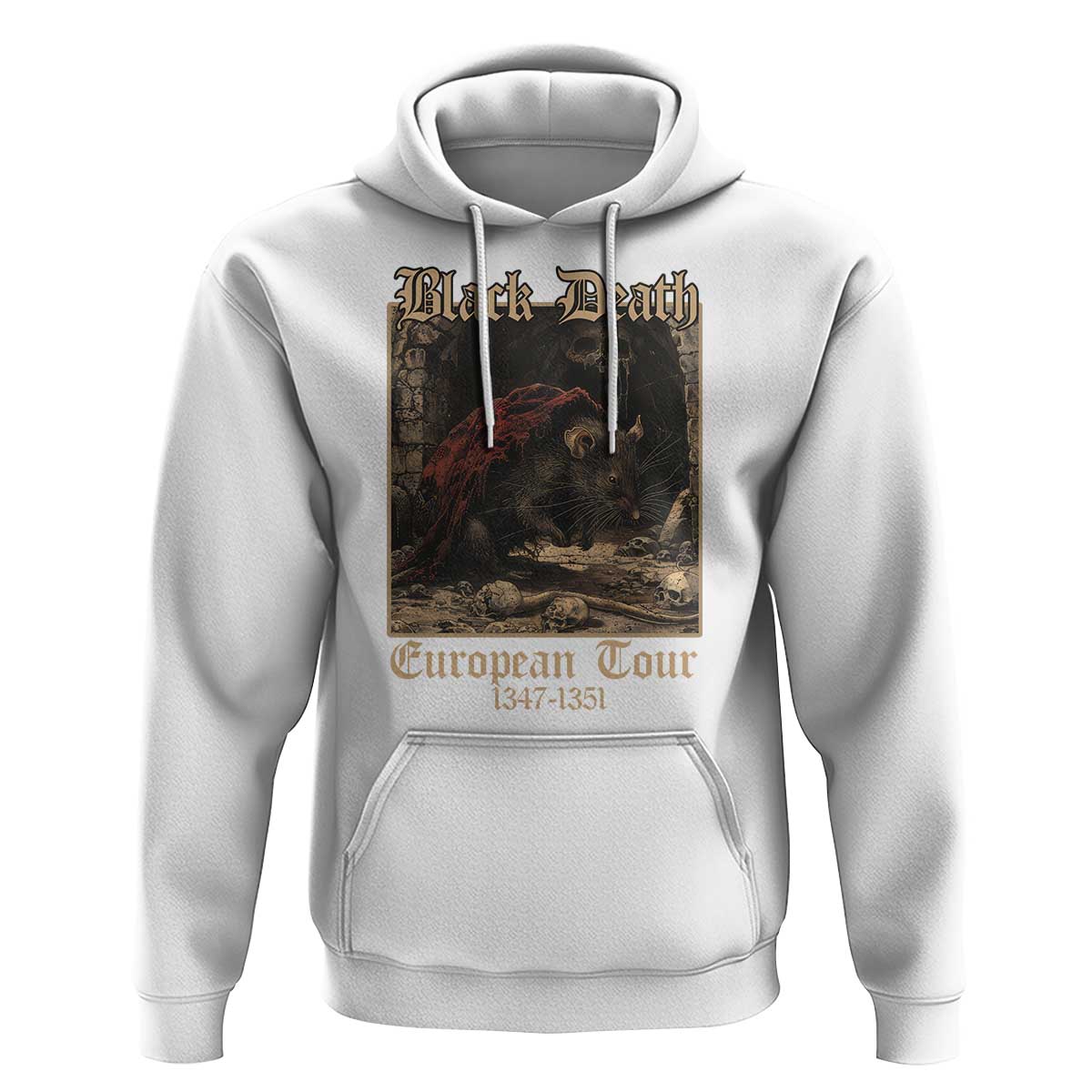 European Tour Creepy Plague Rat Doctor Hoodie TS09