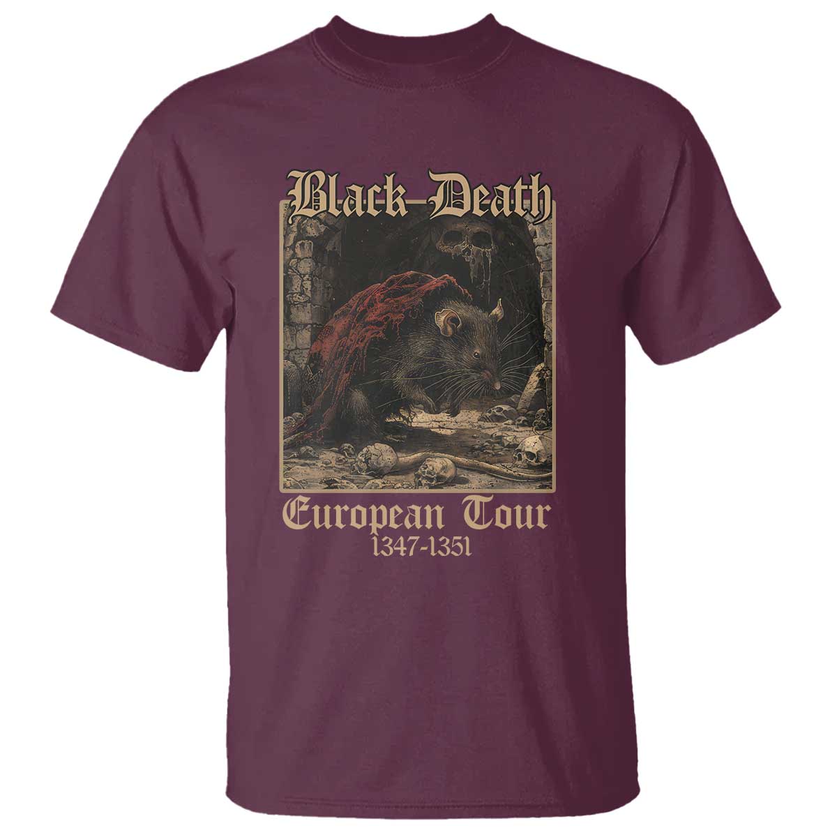 European Tour Creepy Plague Rat Doctor T Shirt TS09