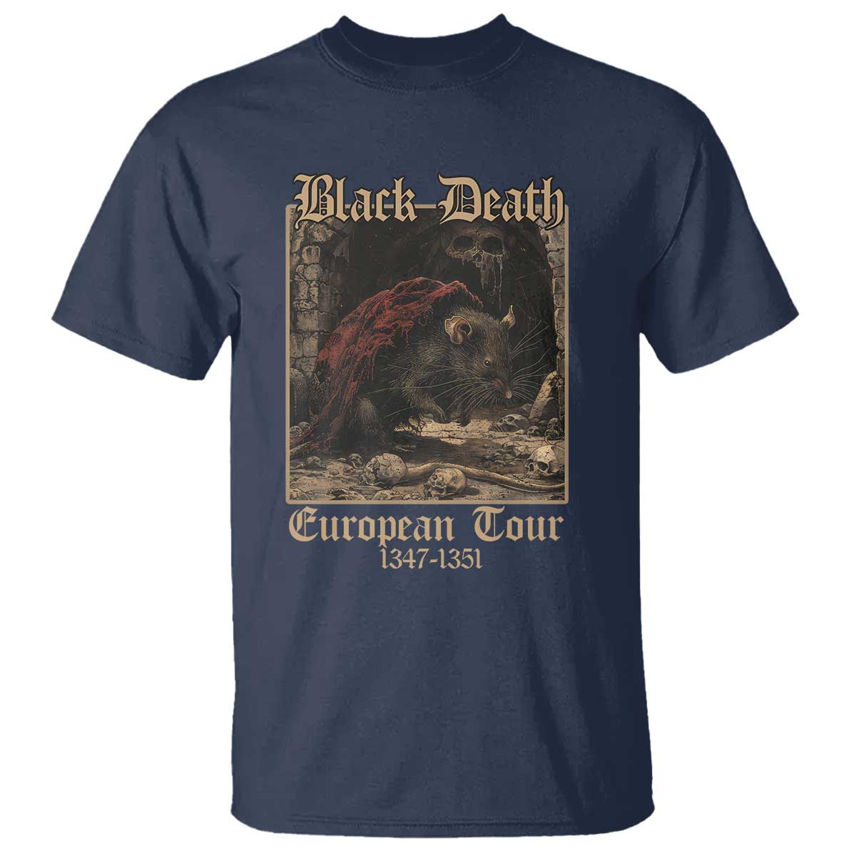 European Tour Creepy Plague Rat Doctor T Shirt TS09