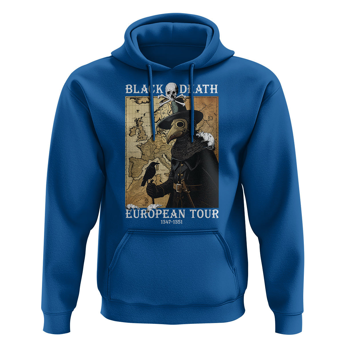 European Tour Plague Doctor Hoodie - Wonder Print Shop