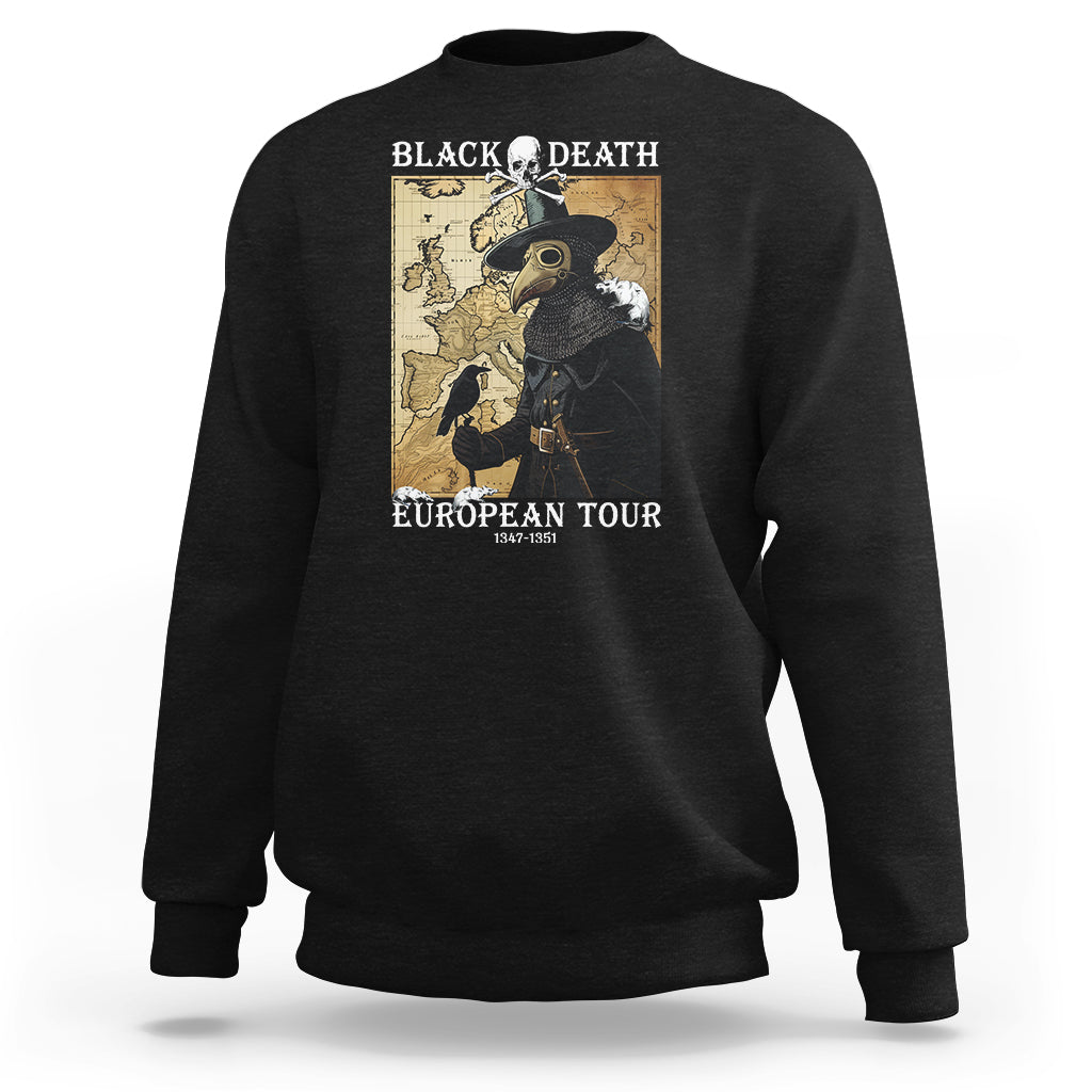 European Tour Plague Doctor Sweatshirt - Wonder Print Shop