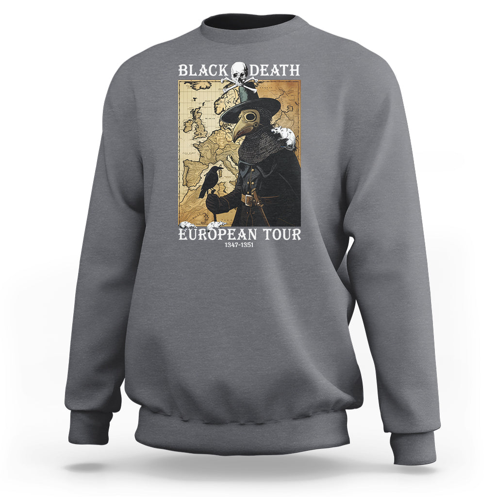 European Tour Plague Doctor Sweatshirt - Wonder Print Shop