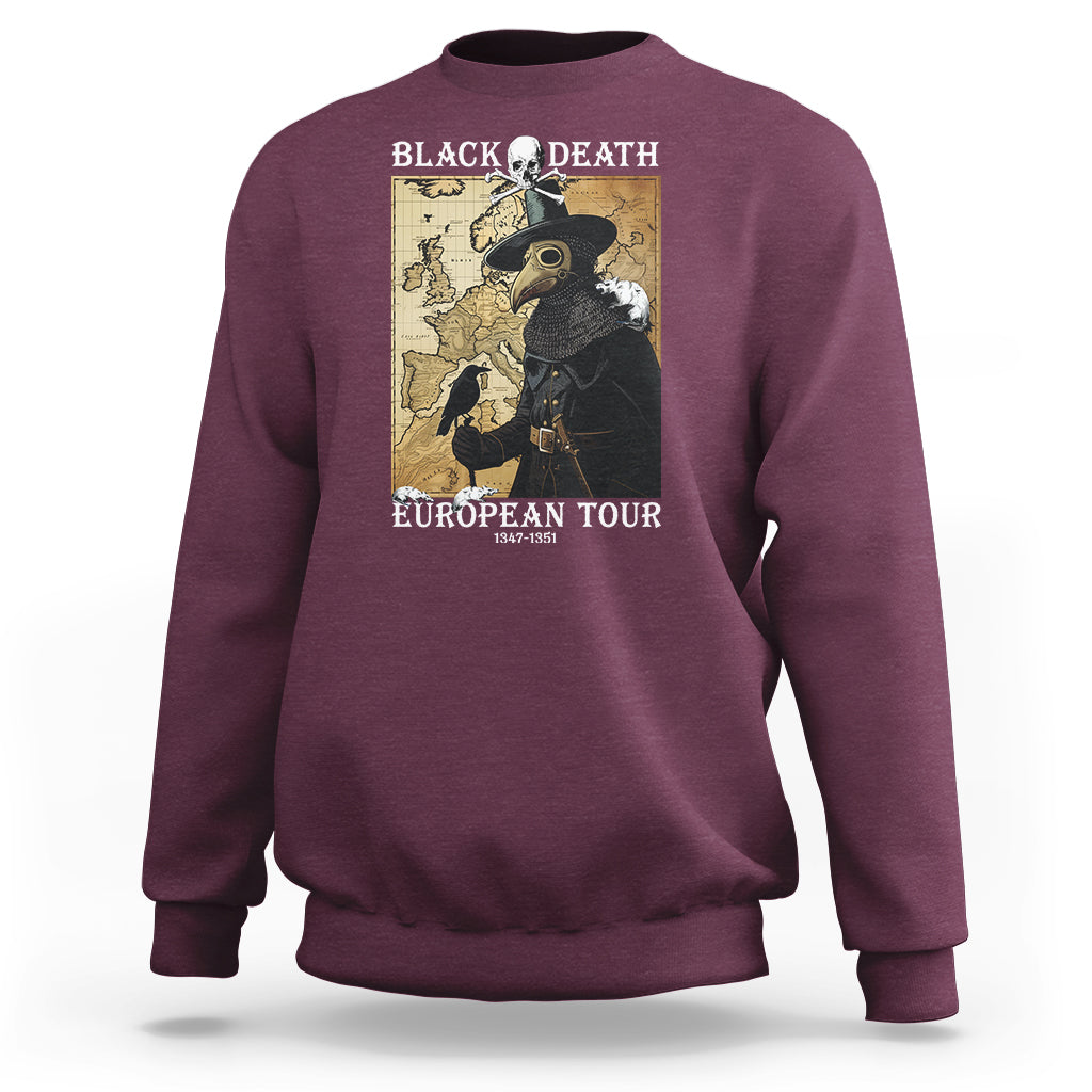European Tour Plague Doctor Sweatshirt - Wonder Print Shop