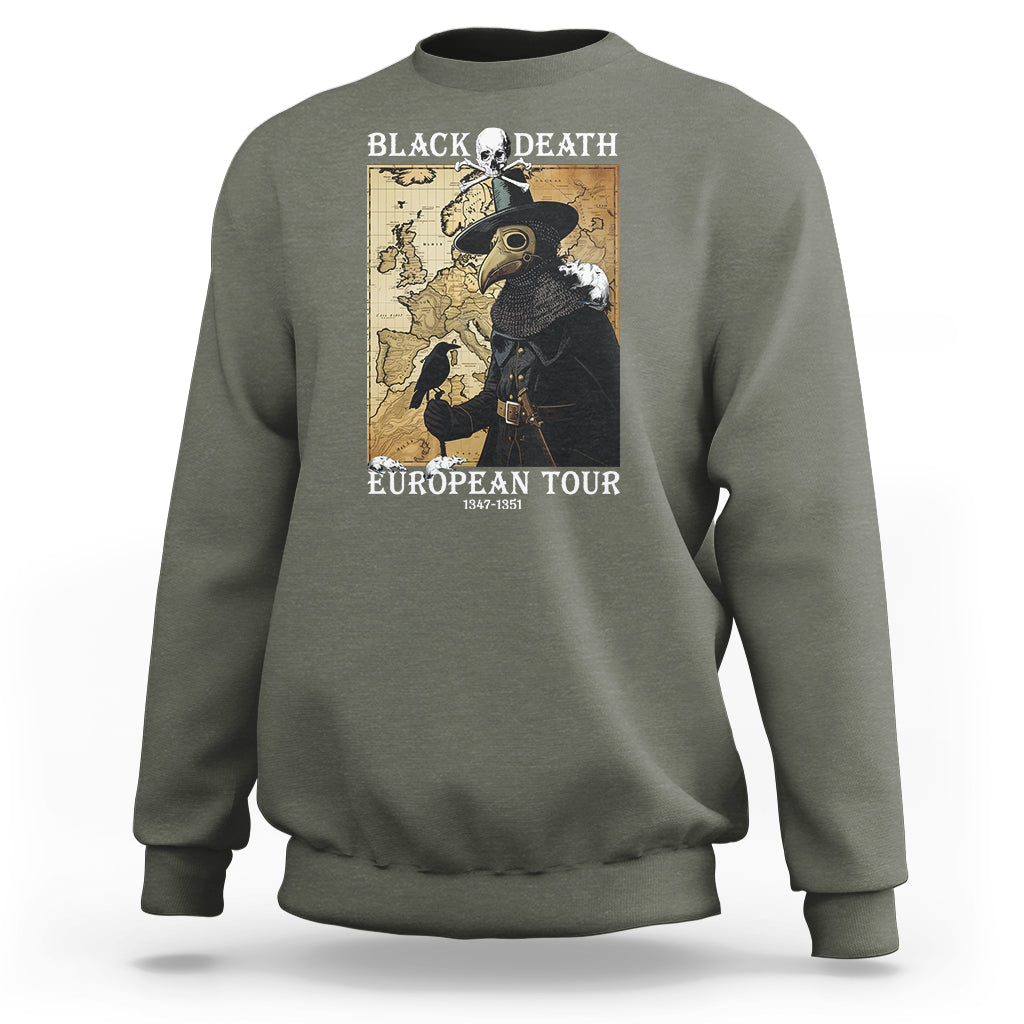 European Tour Plague Doctor Sweatshirt - Wonder Print Shop