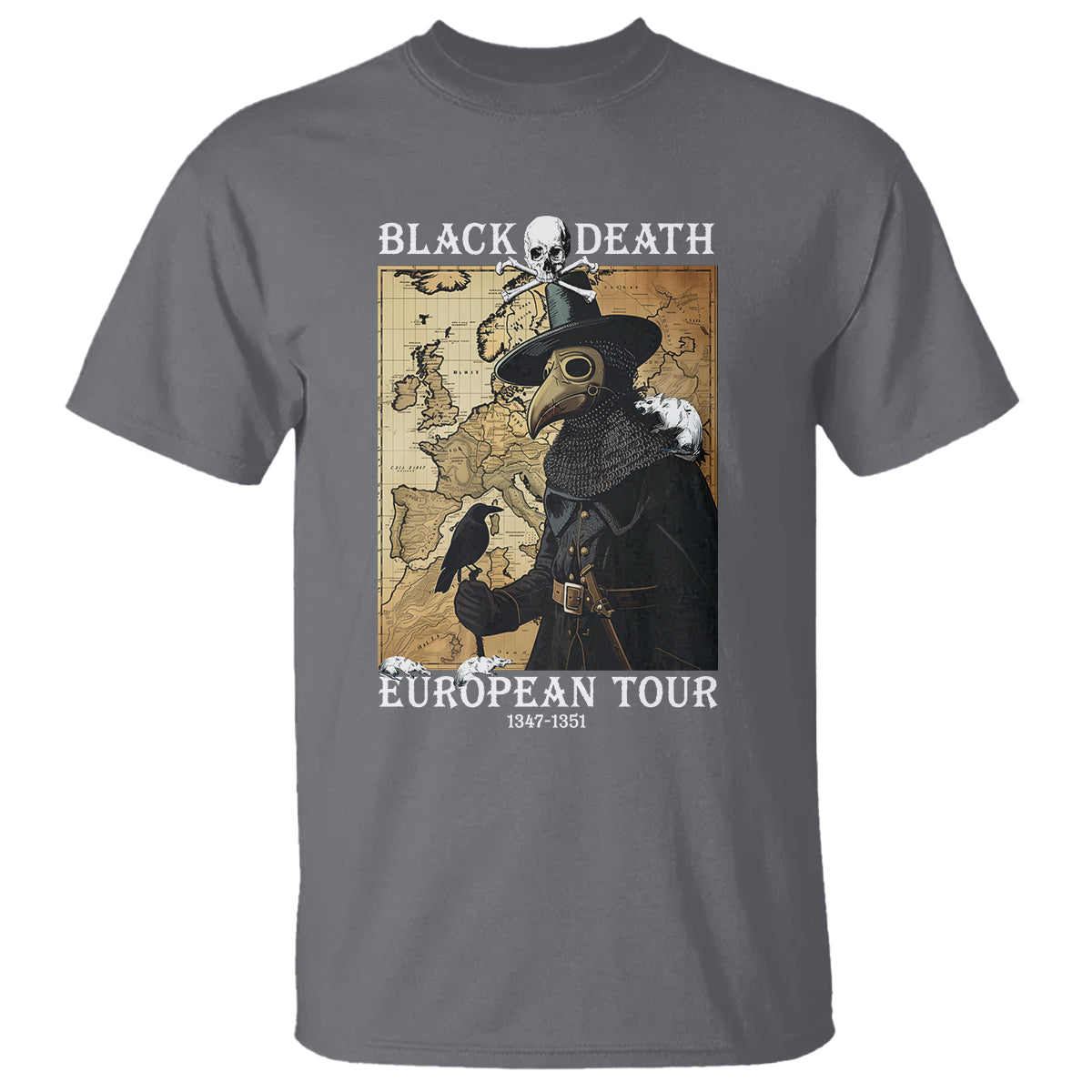 European Tour Plague Doctor T Shirt - Wonder Print Shop