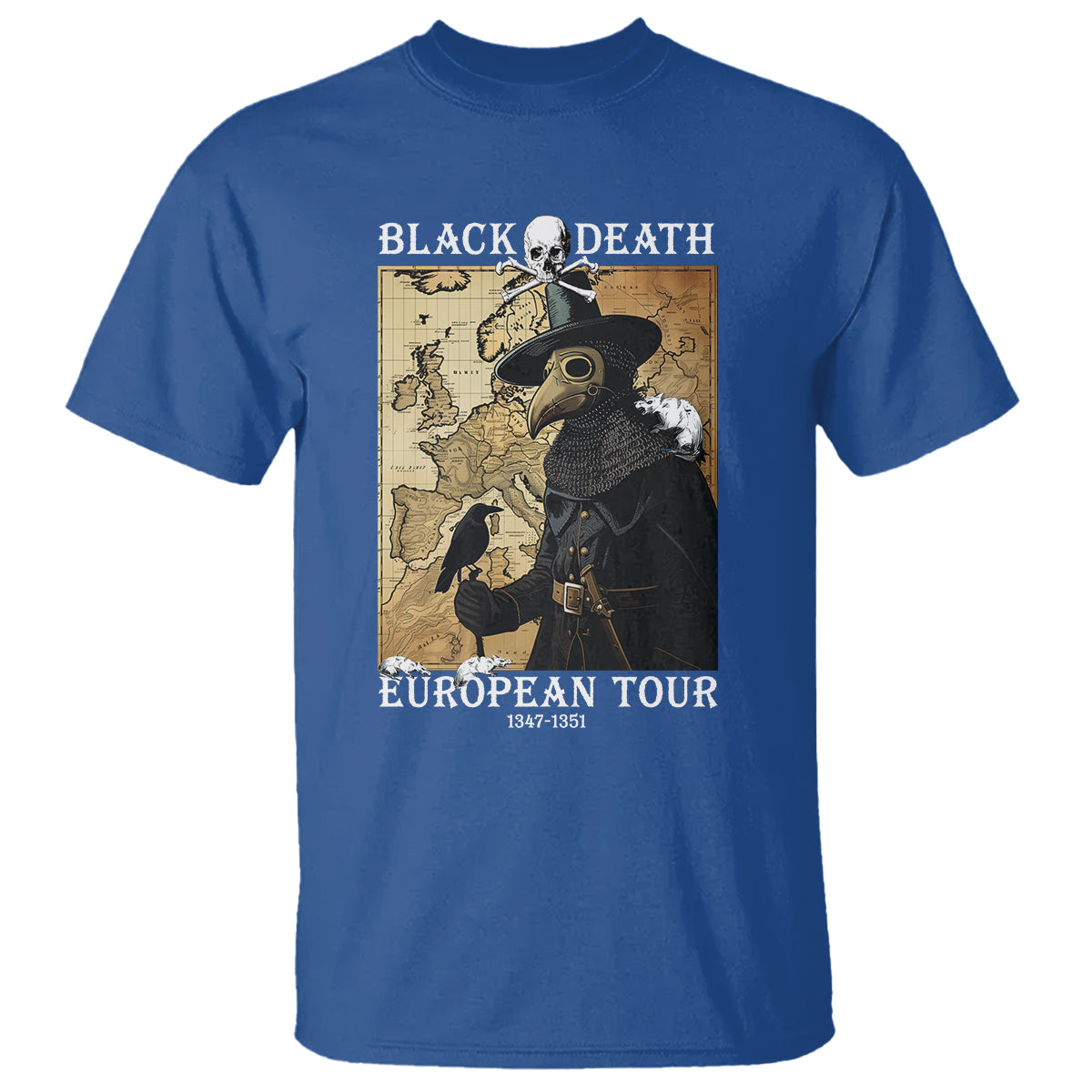 European Tour Plague Doctor T Shirt - Wonder Print Shop