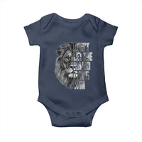 Don't Let the Hard Days Win Baby Onesie Lion Power Mental Health Warrior