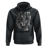 Don't Let the Hard Days Win Hoodie Lion Power Mental Health Warrior