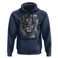 Don't Let the Hard Days Win Hoodie Lion Power Mental Health Warrior