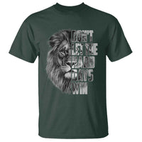 Don't Let the Hard Days Win T Shirt Lion Power Mental Health Warrior