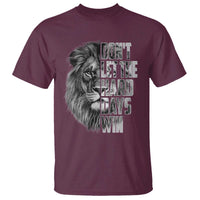 Don't Let the Hard Days Win T Shirt Lion Power Mental Health Warrior