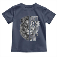 Don't Let the Hard Days Win Toddler T Shirt Lion Power Mental Health Warrior