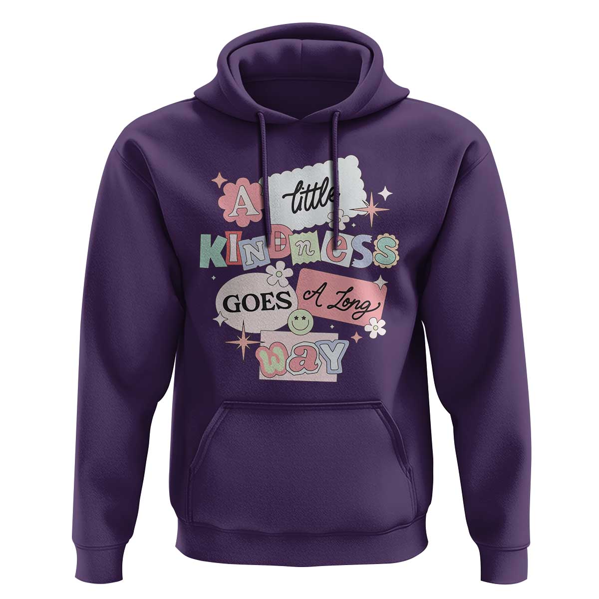 Inspirational A Little Kindness Goes A Long Way Hoodie