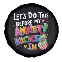 Funny Frog Let's Do This Before My Anxiety Kicks In Spare Tire Cover