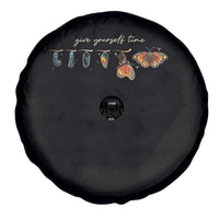 Inspirational Quote Spare Tire Cover Give Yourself Time Butterfly Motivational
