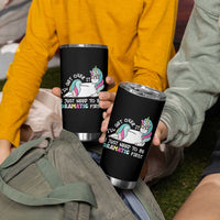 Funny Unicorn I'll Get Over It I Just Need To Be Dramatic Tumbler Cup