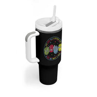Autism Tumbler With Handle Fingerprint Autism Each Print Tells A Different Story