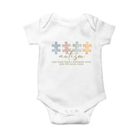 Autism Baby Onesie Fingerprint Autism Each One Makes A Mark