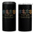 Autism 4 in 1 Can Cooler Tumbler Fingerprint Autism Each One Makes A Mark