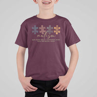 Autism T Shirt For Kid Fingerprint Autism Each One Makes A Mark