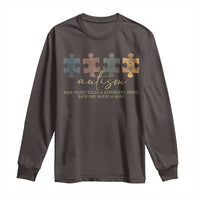 Autism Long Sleeve Shirt Fingerprint Autism Each One Makes A Mark