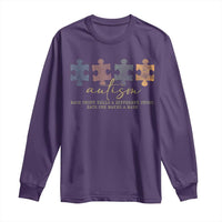 Autism Long Sleeve Shirt Fingerprint Autism Each One Makes A Mark