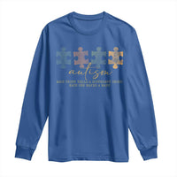 Autism Long Sleeve Shirt Fingerprint Autism Each One Makes A Mark