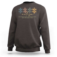 Autism Sweatshirt Fingerprint Autism Each One Makes A Mark