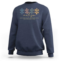 Autism Sweatshirt Fingerprint Autism Each One Makes A Mark