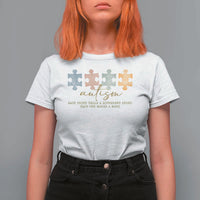 Autism T Shirt For Women Fingerprint Autism Each One Makes A Mark