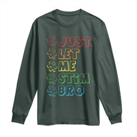 Funny Autistic Long Sleeve Shirt Just Let Me Stim Bro Autism Boys Kids