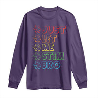 Funny Autistic Long Sleeve Shirt Just Let Me Stim Bro Autism Boys Kids