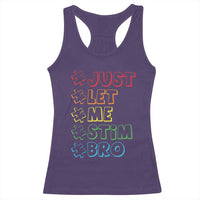 Funny Autistic Racerback Tank Top Just Let Me Stim Bro Autism Boys Kids